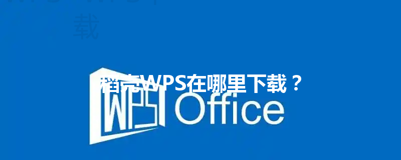 稻壳WPS在哪里下载？ 三